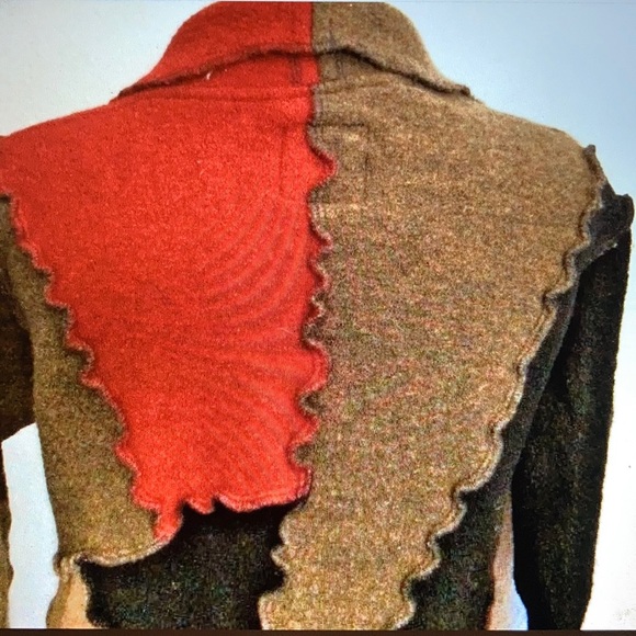 CB Wraps by Canvasbacks wool cardigan size s - Picture 8 of 12